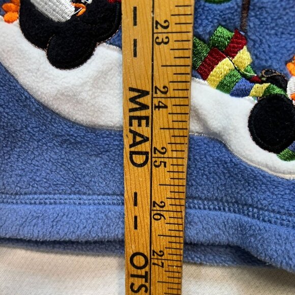 Croft & Barrow C&B Sport Womens Cardigan Sweater Sze 1X Blue Fleece Button Up - Picture 7 of 12